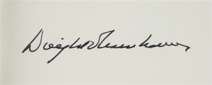 Dwight D. Eisenhower Signed "The White House Years" Book (JSA)